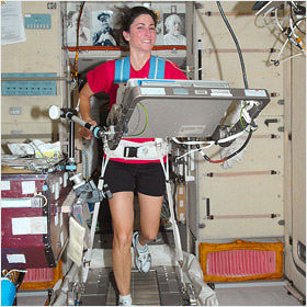 Astronaut on Treadmill