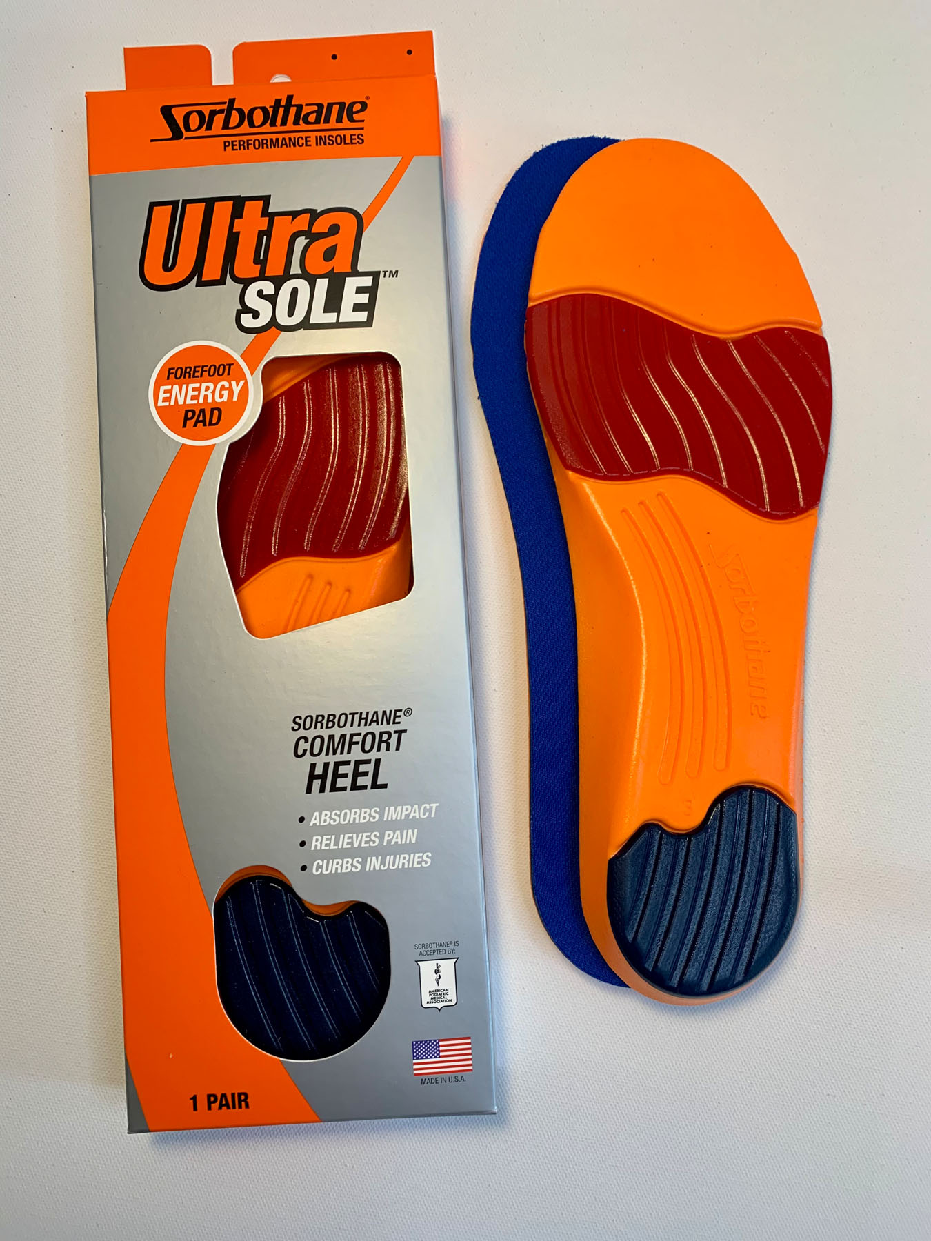 A picture containing Sorbothane Ultra SOLE Insole