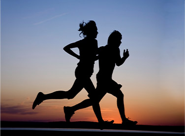 runner silhouettes